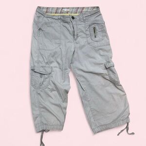 Lee Baby Blue/Gray Cargo Capris